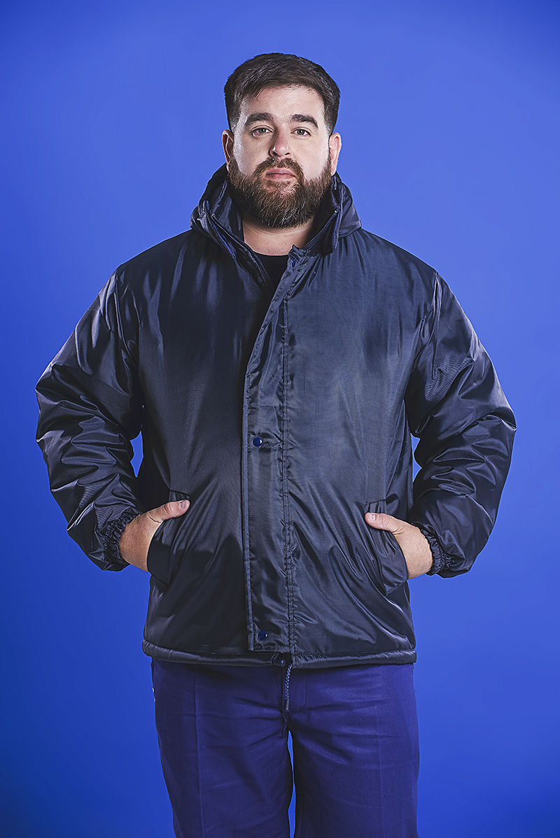 Campera Trucker Industrial Azul - Imagen 2